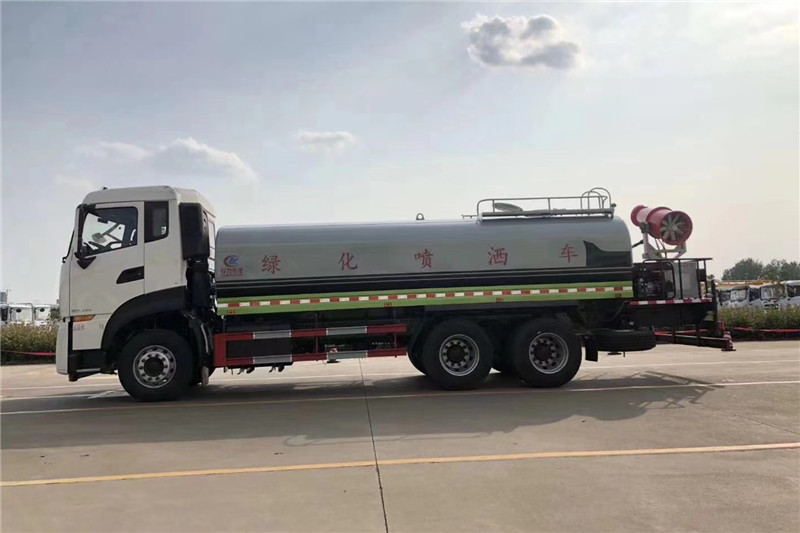 東風(fēng)天龍后八輪20噸噴霧車，國(guó)六綠化噴灑車